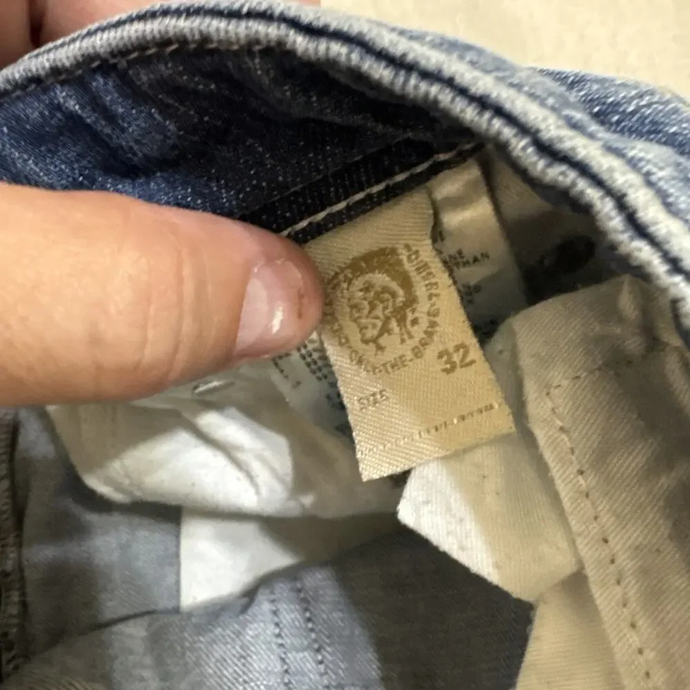 Diesel Safado Straight Mens 32x32 Blue Jeans Wash Cowboy Western Nice Fade EUC